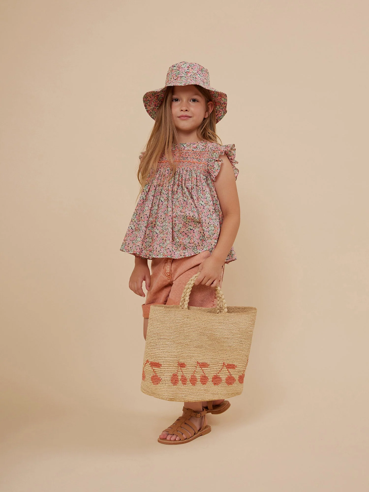 Girl | Faye Hat | Coral