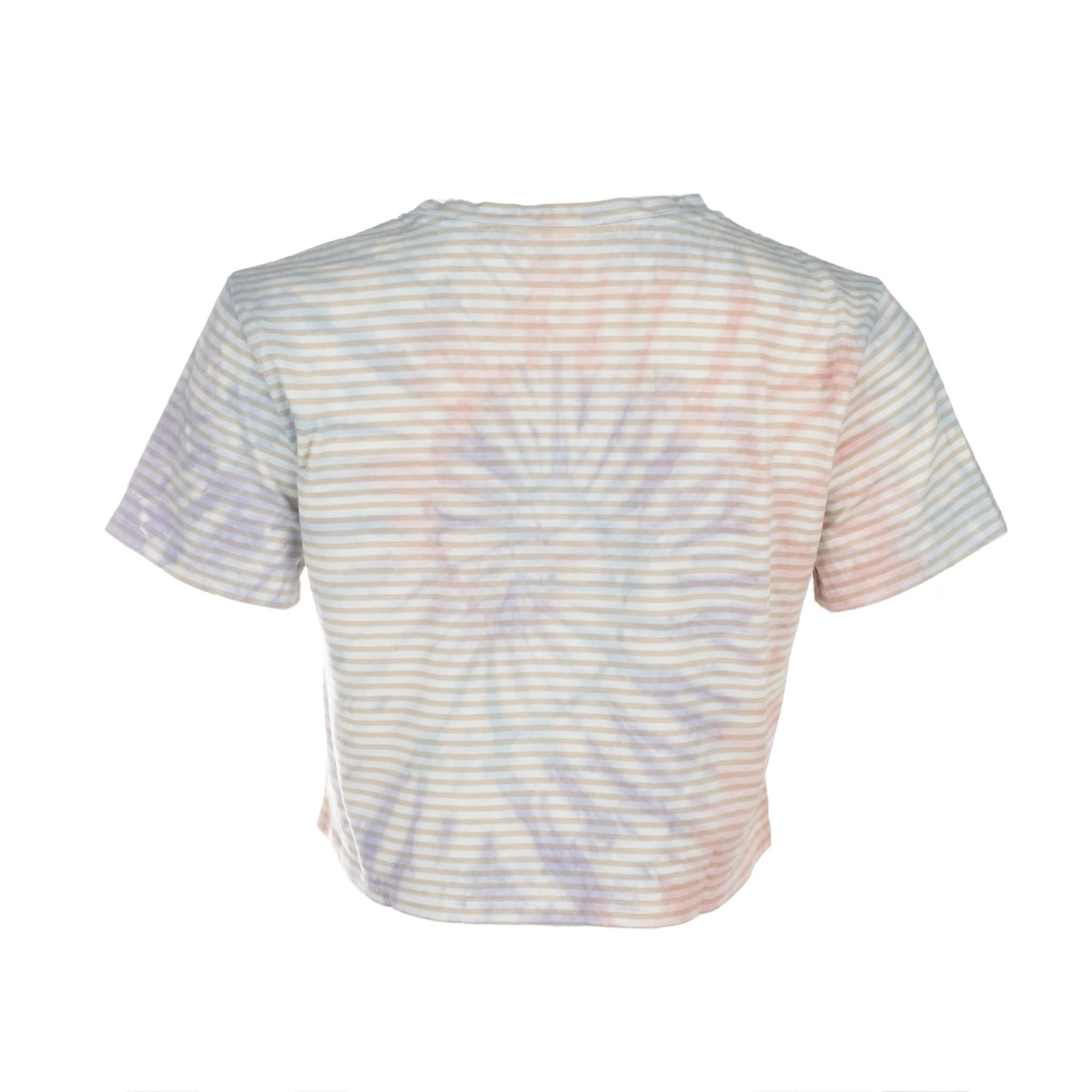 Multi Cropped T-shirt | Purple Tie Dye - Image 5