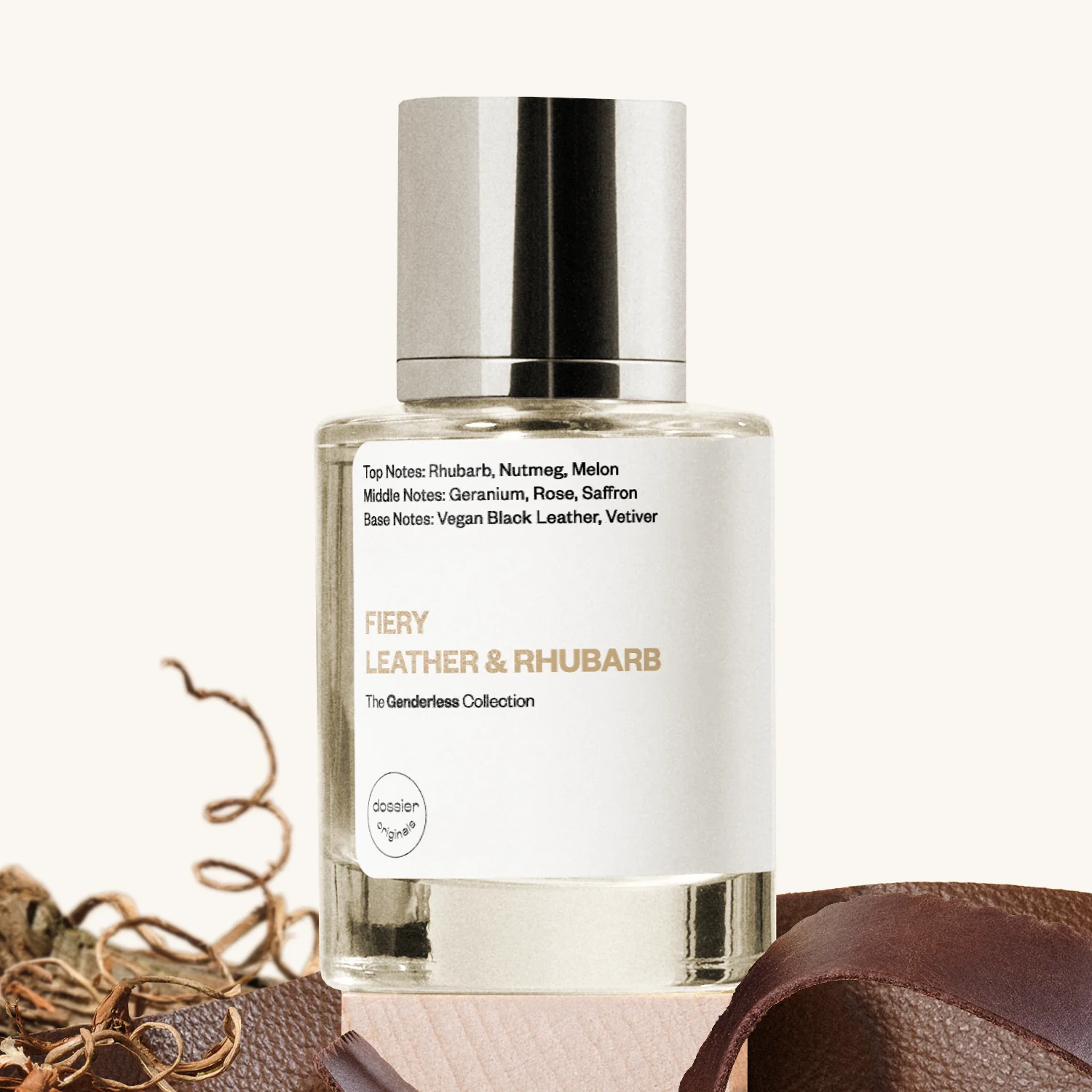 Fiery Leather & Rhubarb 50ML | Dossier Original