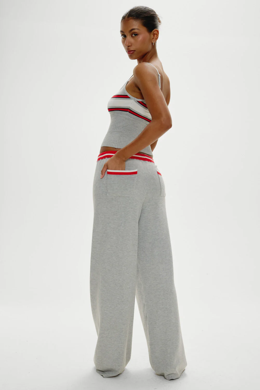 Barrymore Knit Pants | Mochi Stripe - Image 2