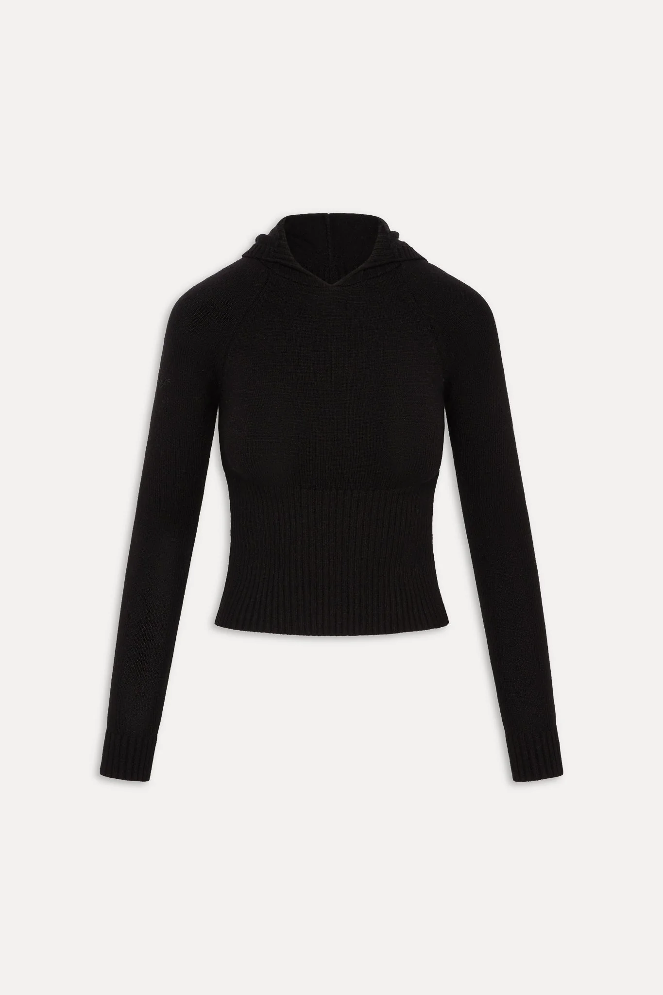 Hazel Knit Hoodie | Black - Image 3
