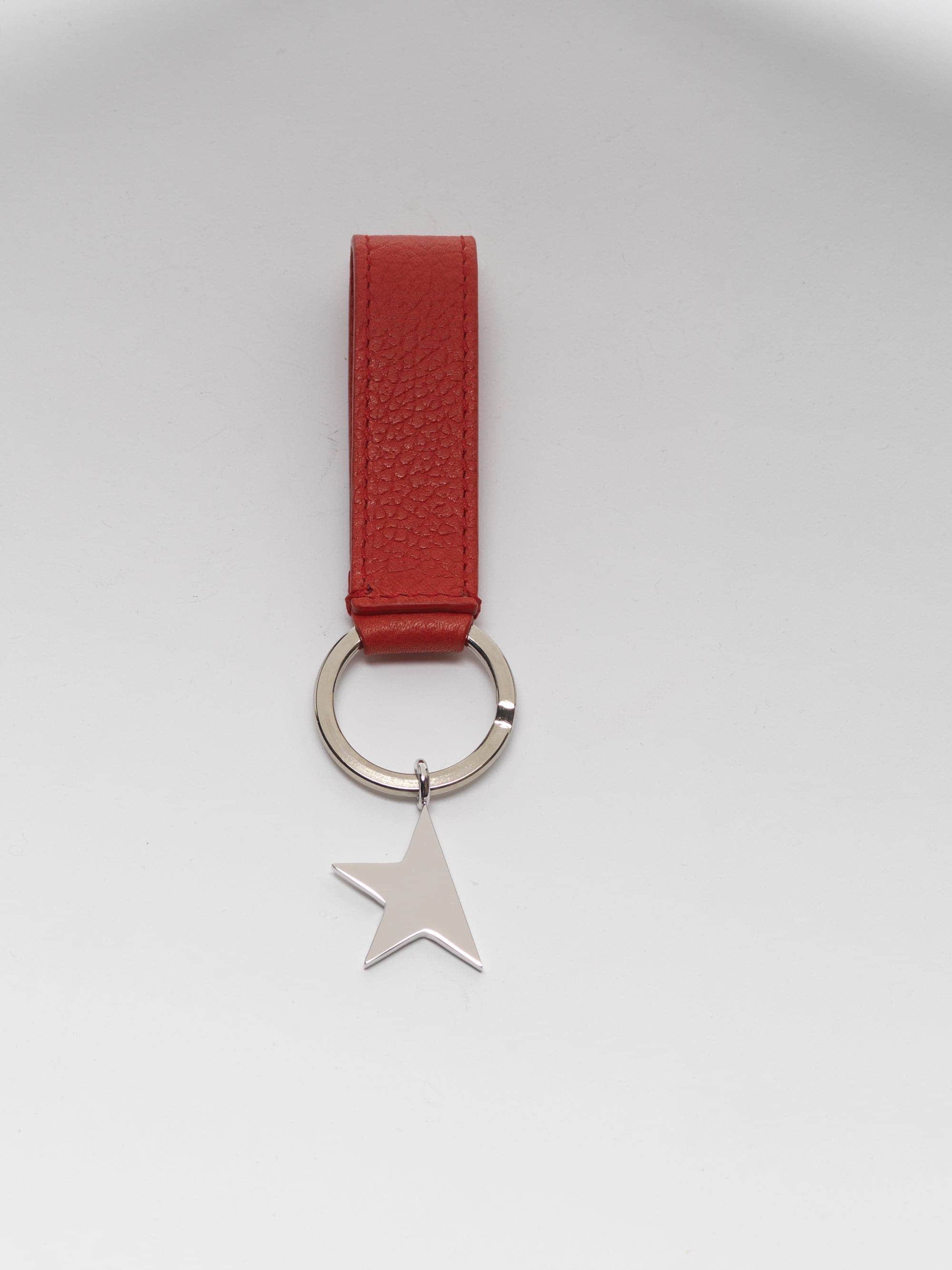 Women | Red Star Keyring with Silver Pendant - Image 2