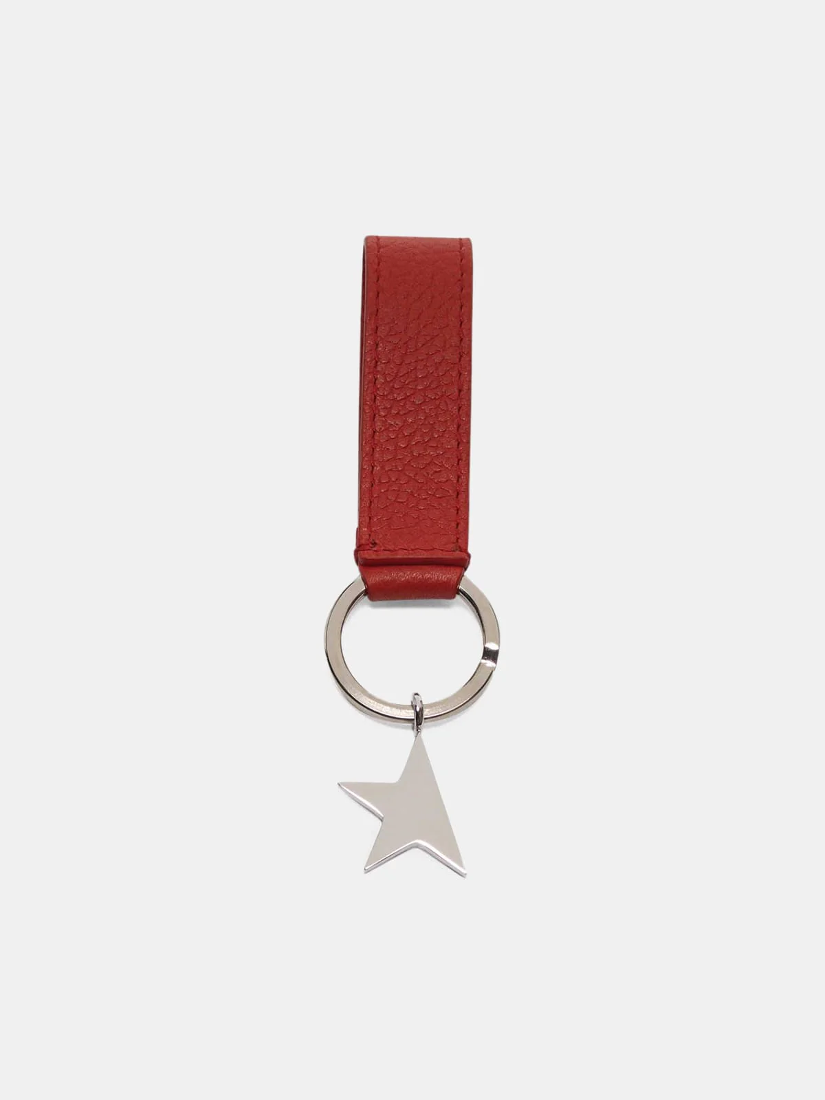 Women | Red Star Keyring with Silver Pendant - Image 6